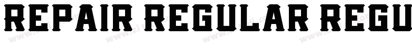 Repair Regular Regul字体转换 Repair Regular Regul字体转换